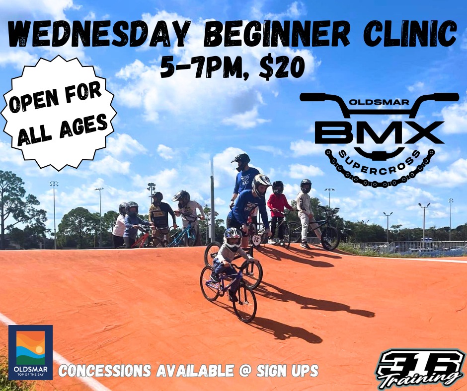 Beginners BMX clinic — tonight from 5:00 PM to 7:00 PM — $20 — A beginner-friendly session ideal for new riders to learn gate balance, basic bike control, cornering and safety tips. Experienced coaches will offer hands-on demonstrations and progressions to build confidence on and off the track.

Advanced Power Hour — 7:00 PM to 8:00 PM — $10 — An intensive, high-energy session focused on power, speed, pump-track techniques and technical lines for seasoned riders looking to push their skills; recommended for experienced BMXers only.