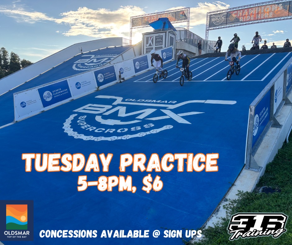 BMX practice tonight, 5pm to 8pm — $6