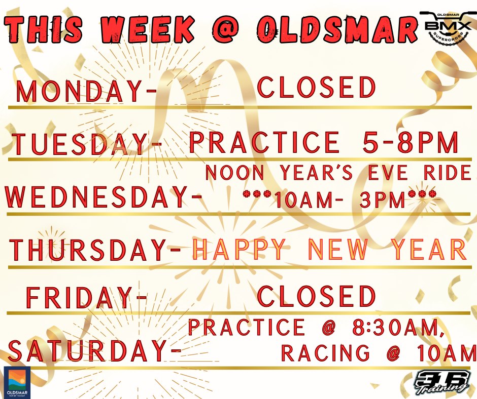 This week's schedule