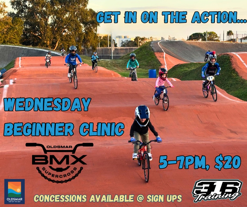 Join us for an exciting BMX Beginners clinic tonight from 5pm to 7pm. For just $20, you can learn the basics of BMX riding in a fun and supportive environment. Remember to wear long pants and a long-sleeve shirt for safety. If you don't have your own bike or helmet, don't worry—these will be provided if needed.

For those with more experience, the Advanced Power Hour takes place from 7pm to 8pm, costing just $10. This session is perfect for improving your skills and taking your BMX riding to the next level. Don't miss out on this opportunity to enhance your BMX abilities!