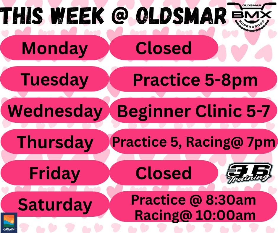 This week's schedule