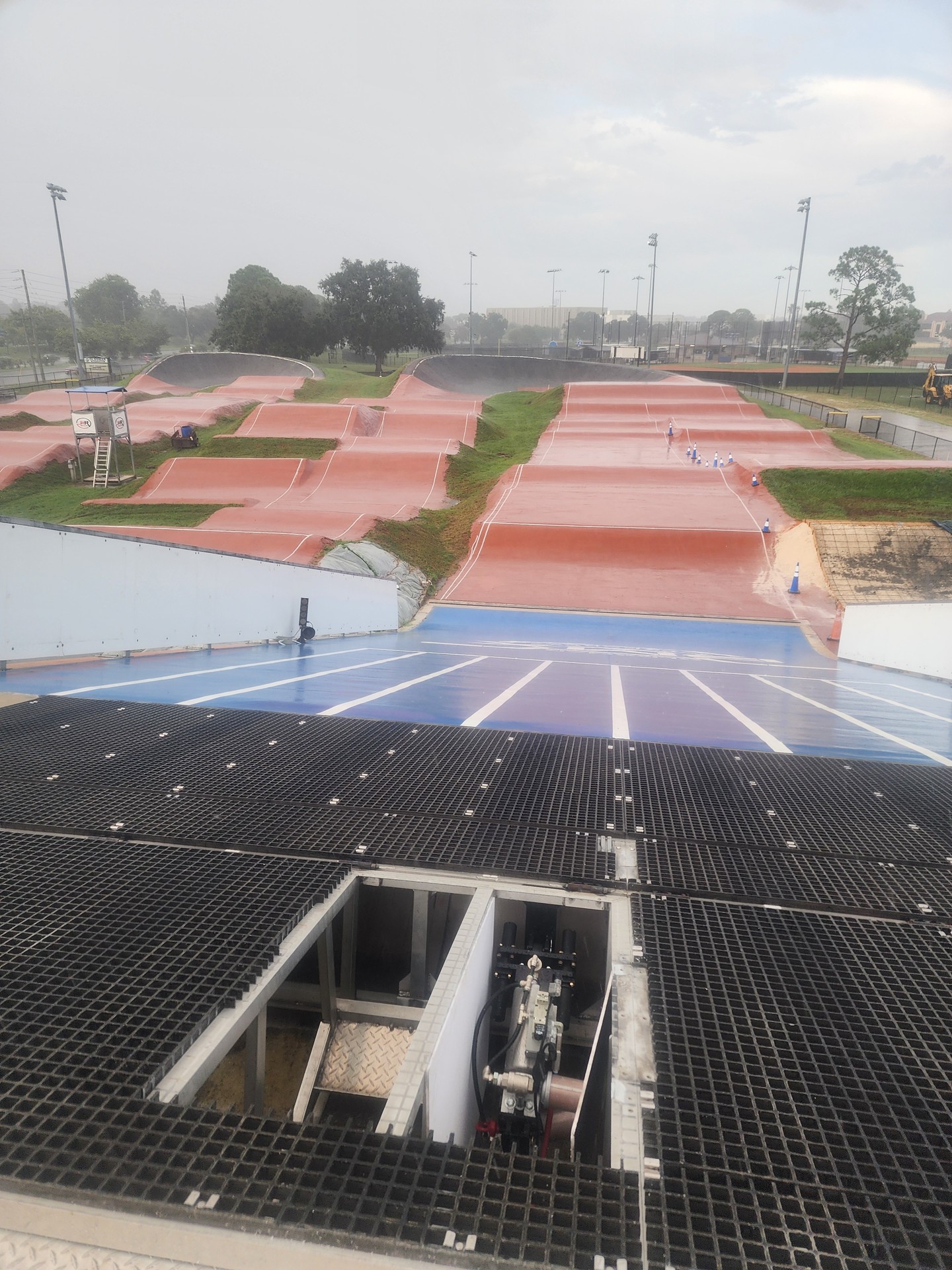 we were really trying get this done and opne tomorrow morning but unfortunately mother nature had other plans. We will be closed tomorrow to finishing the gate work. see you Tuesday.