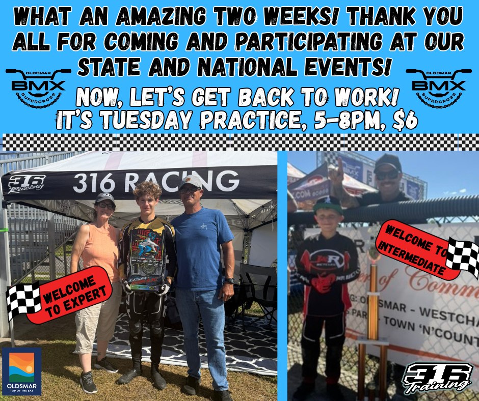 Tuesday practice 🚴‍♂️ 
5–8 PM • Just $6 
See you at the track!