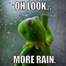 Now that we are clear from the lightning it starts pouring rain unfortunately we are going to close down for the tonight.