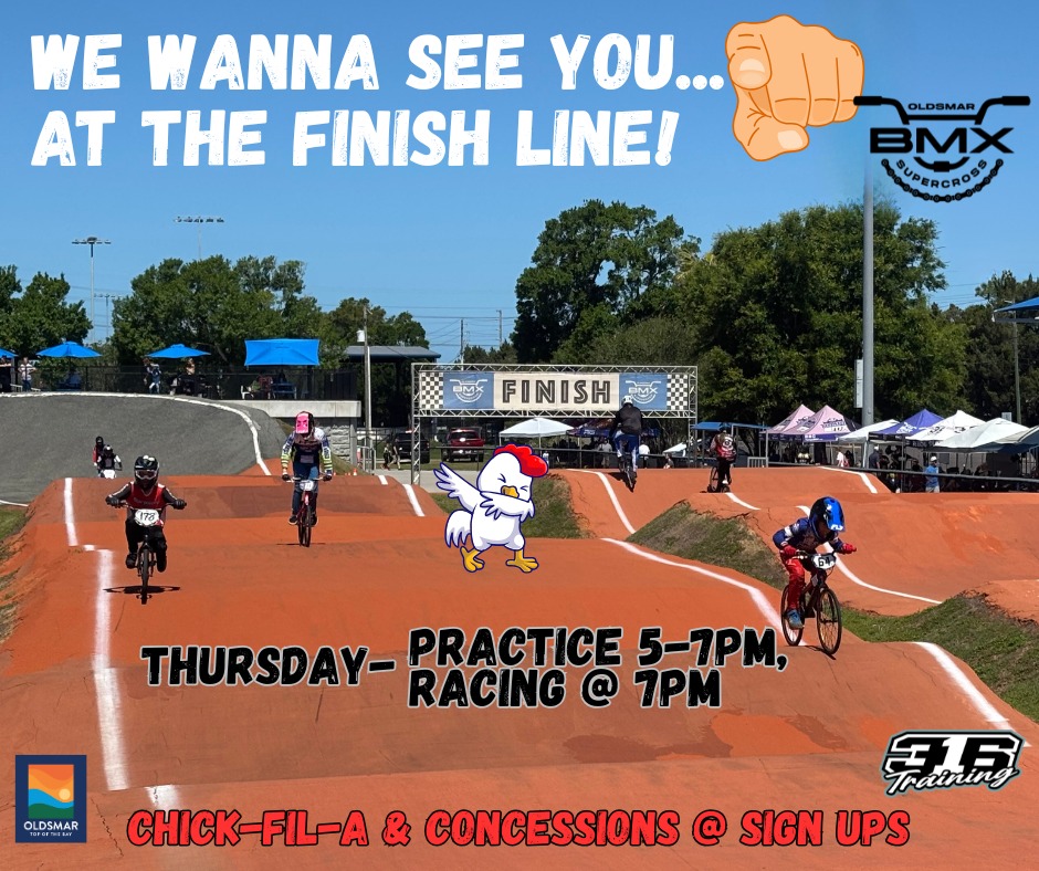 Thursday — Practice 5 PM · Racing 7 PM · $10.