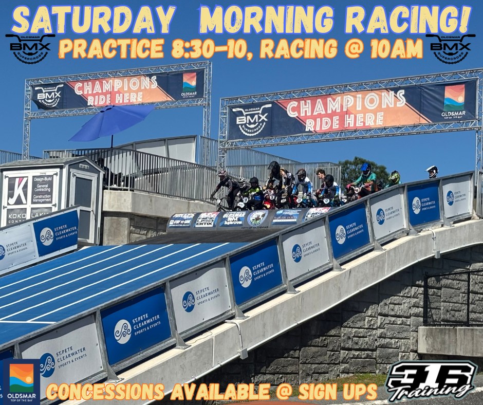 Saturday morning races: practice 8:30 AM • racing 10:00 AM • $10 entry. Ready, set, go! 🏁