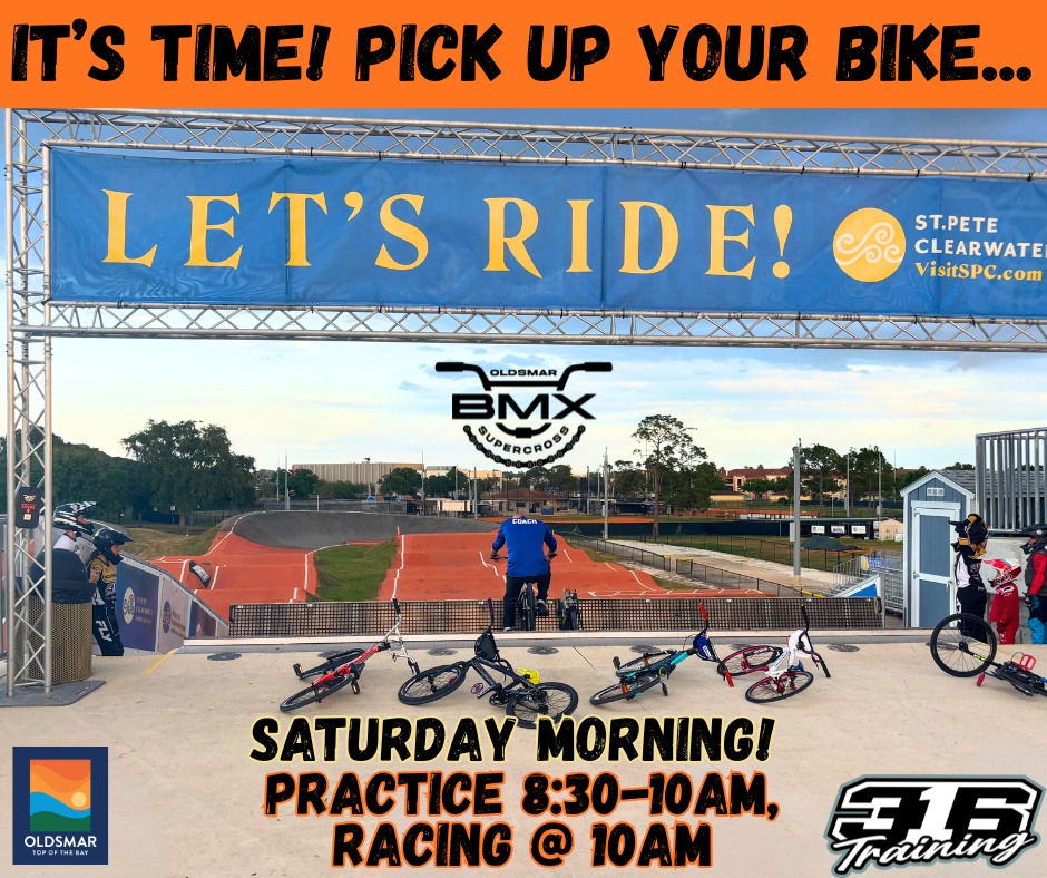 It's  time to rise and grind. Saturday morning BMX racing is back practice starts at 8:30AM. Races at 10AM. Entry $10. 🏁🚴‍♂️