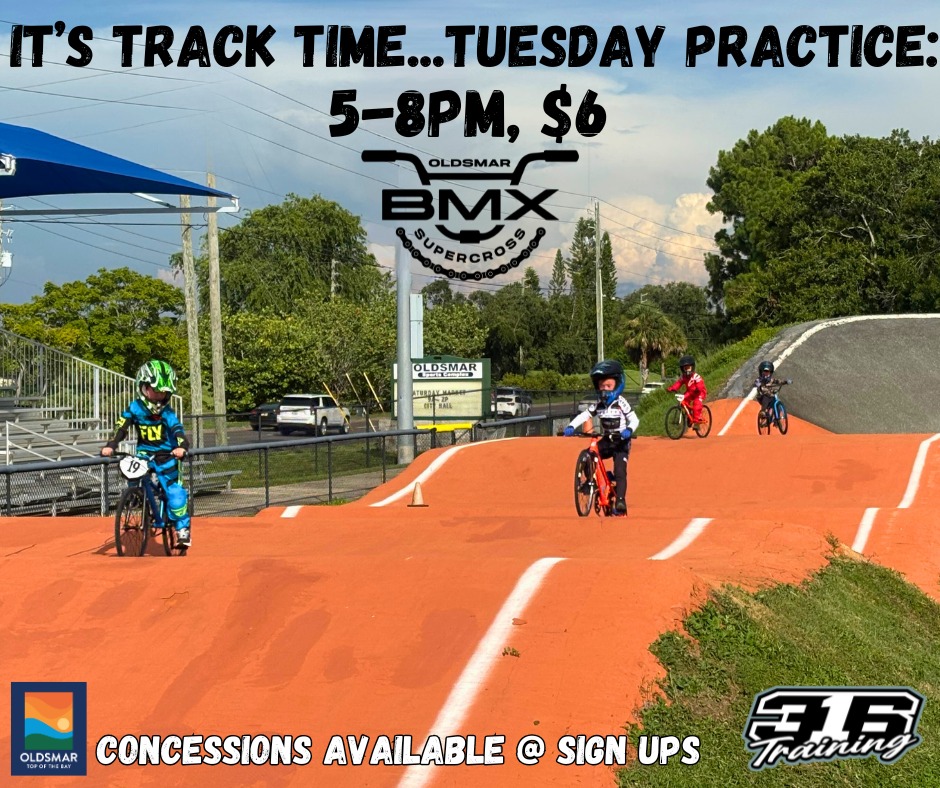 Join us for BMX practice this Tuesday from 5pm to 8pm! Sharpen your skills, have fun, and enjoy the thrill for just $6. Don’t miss out on this exciting opportunity to ride and improve.