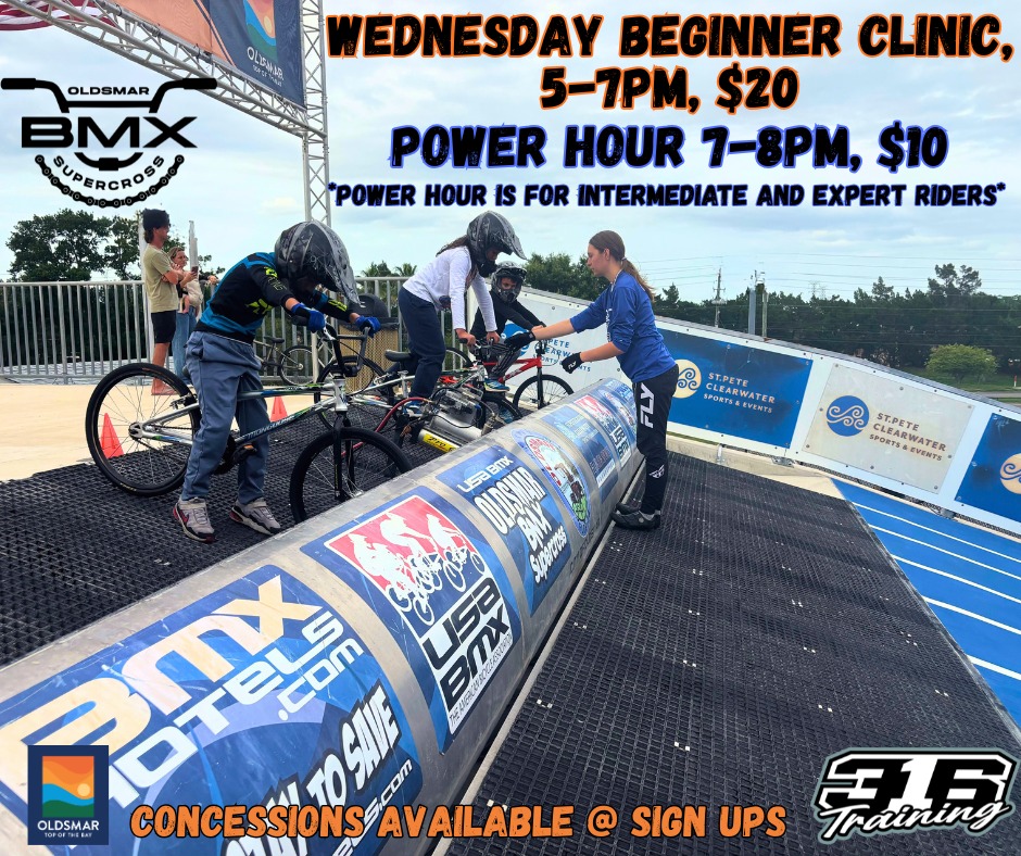 Beginners clinic 5pm to 7pm $20
Power hour 7pm to 8pm$10